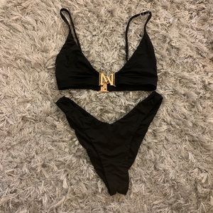 Meshki black bikini set!